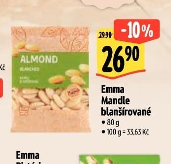 Emma Mandle blanšírované
