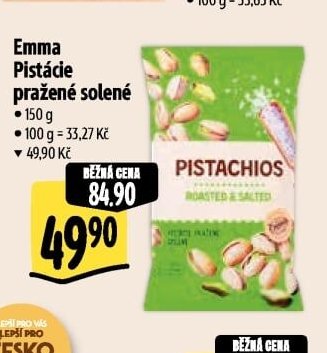 Emma Pistácie pražené solené
