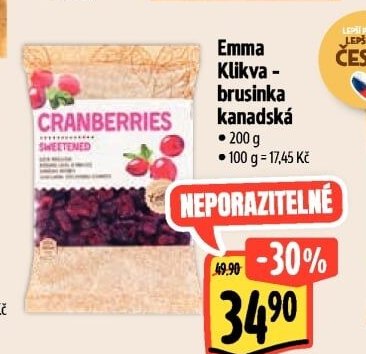 Emma Klikva - brusinka kanadská