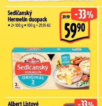 Sedlčanský Hermelín duopack