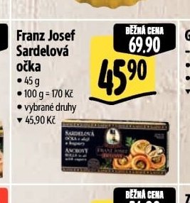 Franz Josef Sardelová očka