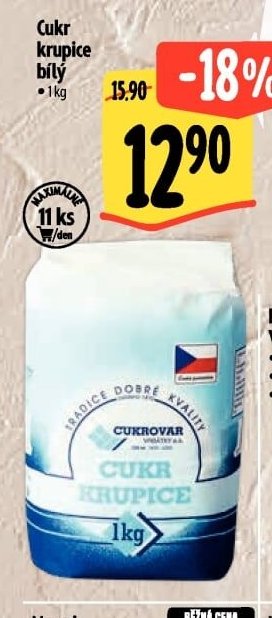 Cukr krupice bílý