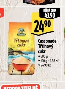 Cassonade Třtinový cukr