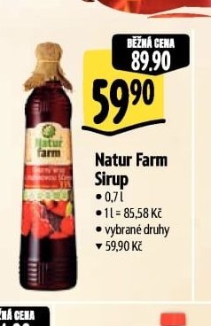 Natur Farm Sirup - Albert akcniletaky.com