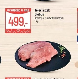 Telecí řízek Globus