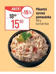 Pikantní sýrová pomazánka