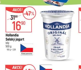 Hollandia Selský jogurt
