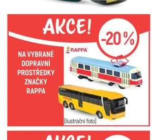 Dopravní prostředky značky Rappa - Globus akcniletaky.com