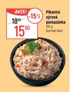 Pikantní sýrová pomazánka