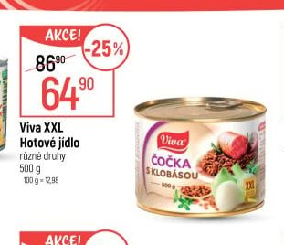 Viva XXL Hotové jídlo