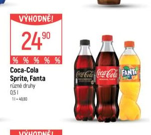 Coca-Cola, Sprite, Fanta