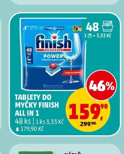 TABLETY DO MYČKY FINISH ALL IN 1