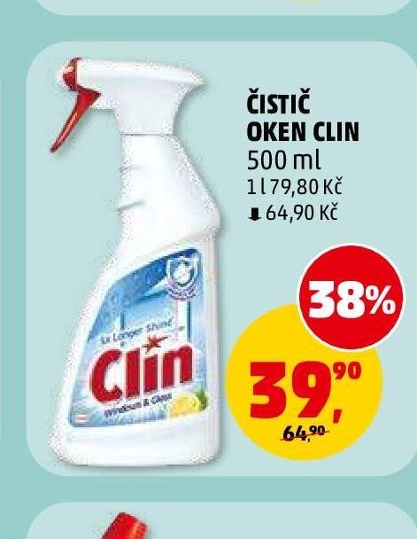 ČISTIČ OKEN CLIN