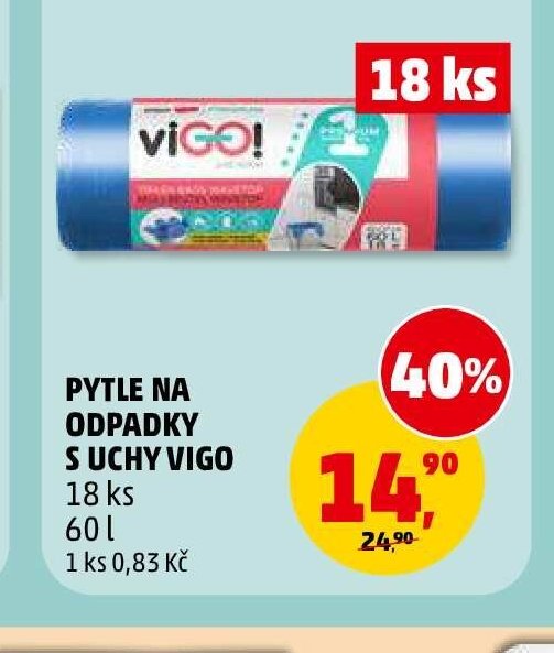 Pytle na odpadky s úchyty Vigo - Penny Market akcniletaky.com