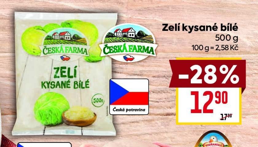 Zelí kysané bílé