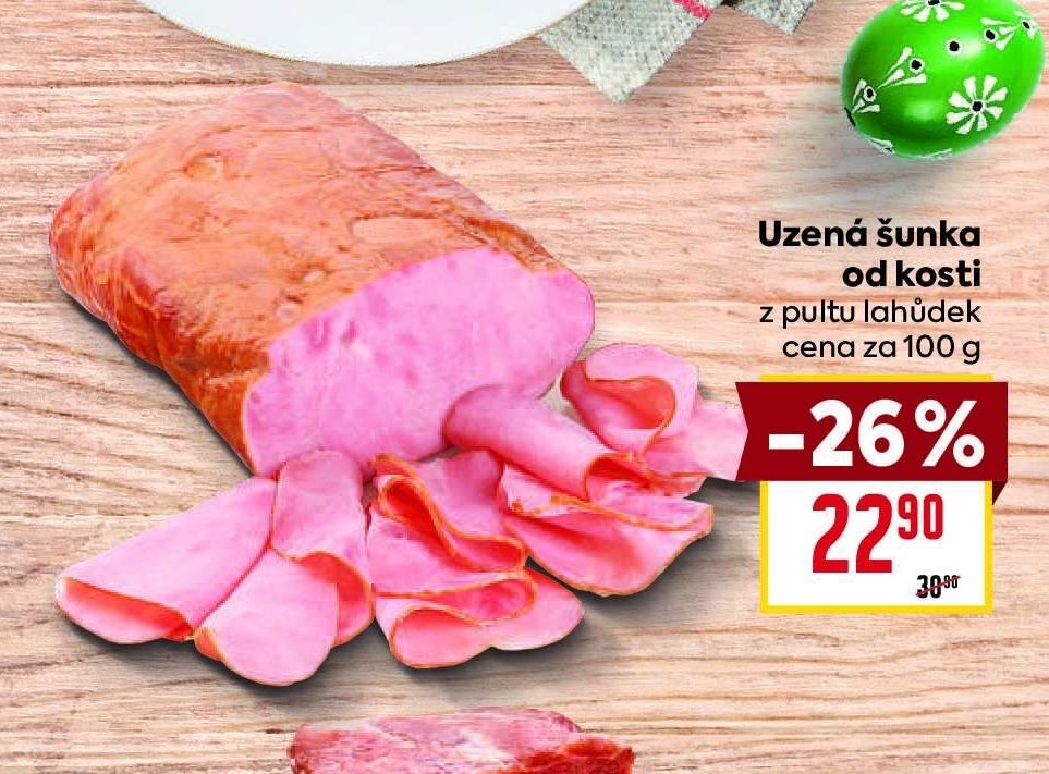 Uzená šunka od kosti