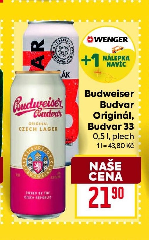 Budweiser Budvar Originál, Budvar 33