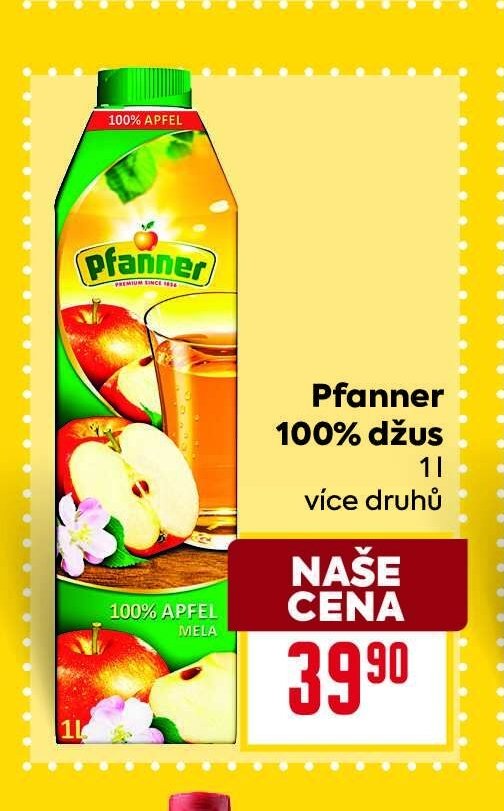 Pfanner 100% džus