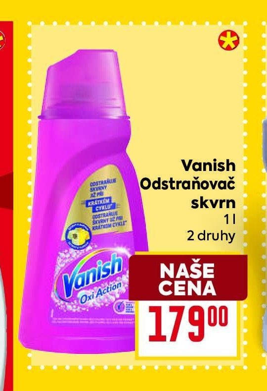 Vanish Odstraňovač skvrn