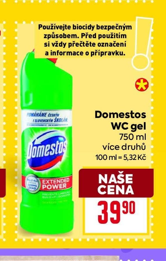 Domestos WC gel