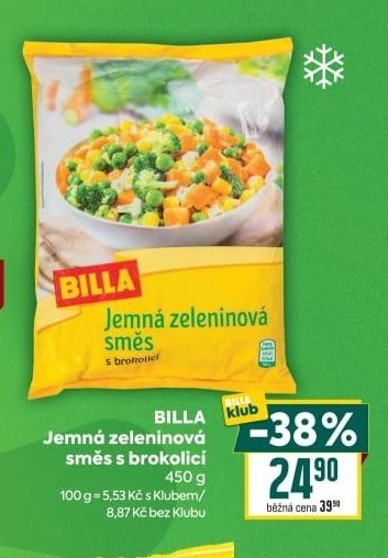 BILLA Jemná zeleninová směs