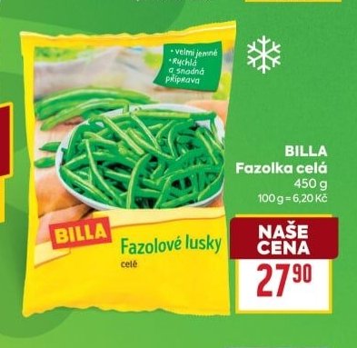 BILLA Fazolové lusky