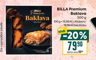 BILLA Premium Baklava