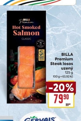 BILLA Premium Steak losos uzený - BILLA akcniletaky.com