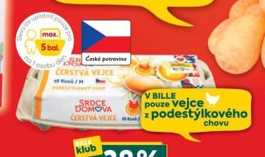 Vejce z podestýlkového chovu