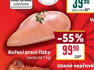 Kuřecí prsní řízky