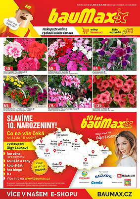 akční leták bauMax 1.4.2026-30.4.2026