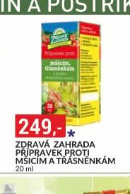 ZDRAVÁ ZAHRADA PŘÍPRAVEK PROTI MŠICÍM A TRÁSNĚNKÁM