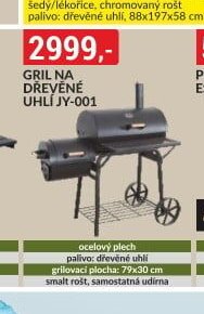GRIL NA DŘEVĚNÉ UHLÍ JY-001