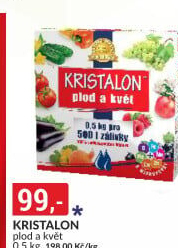 Hnojivo pro plod a květ Kristalon