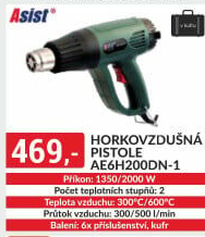 Horkovzdušná pistole Asist