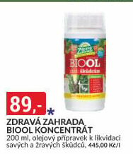 Přípravek insekticid Biool Zdravá zahrada