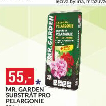 Substrát pro muškáty / pelargonie Mr. Garden Agro