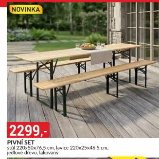 Zahradní pivní set