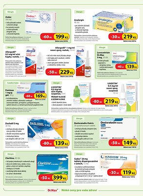 akční leták Dr. Max 1.4.2026-30.4.2026