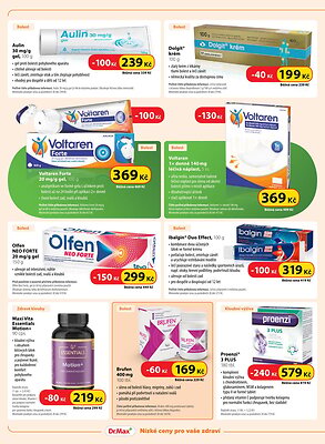akční leták Dr. Max 1.4.2026-30.4.2026
