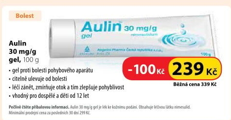 Gel proti bolesti Aulin