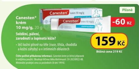 Krém antimykotický Canesten