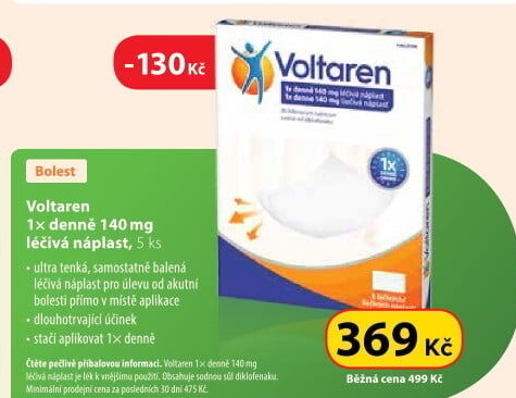 Náplasti léčivé Voltaren