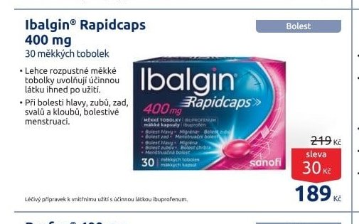 Ibalgin Rapidcaps 400 mg