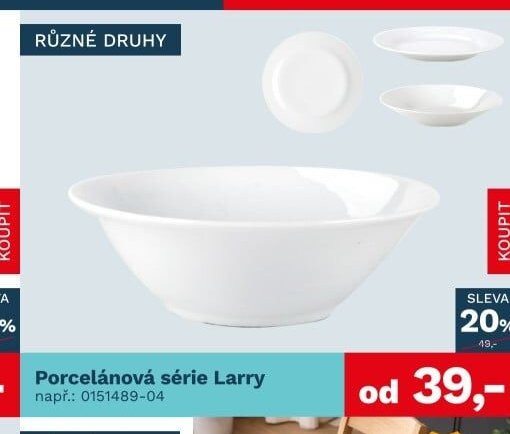 Porcelánová série Larry
