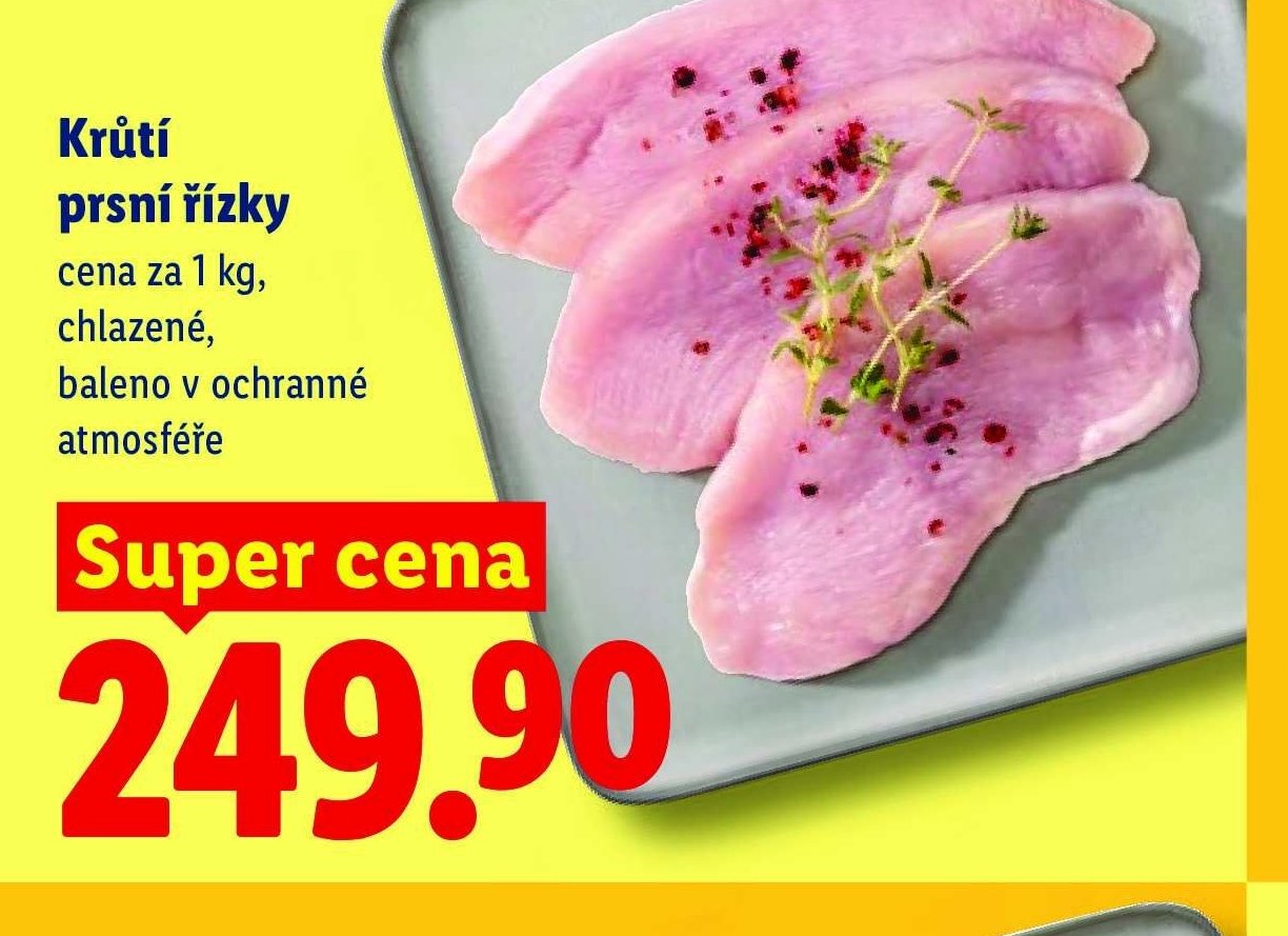 Krůtí prsní řízky