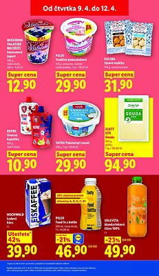 akční leták Lidl 9.4.2026-12.4.2026