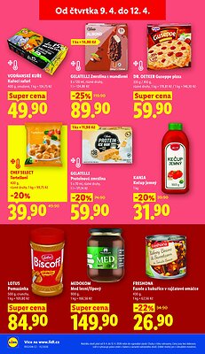 akční leták Lidl 9.4.2026-12.4.2026