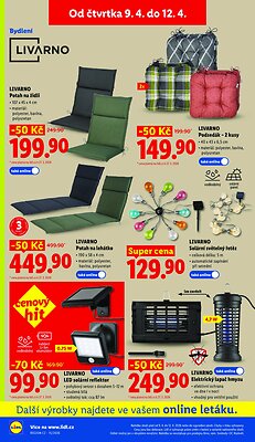 akční leták Lidl 9.4.2026-12.4.2026