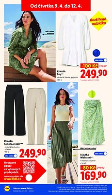 akční leták Lidl 9.4.2026-12.4.2026